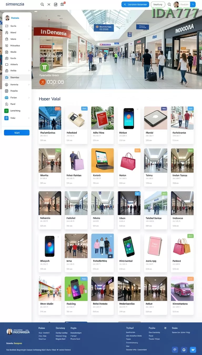 Cuplikan layar menu unduhan ida777 untuk perangkat Android